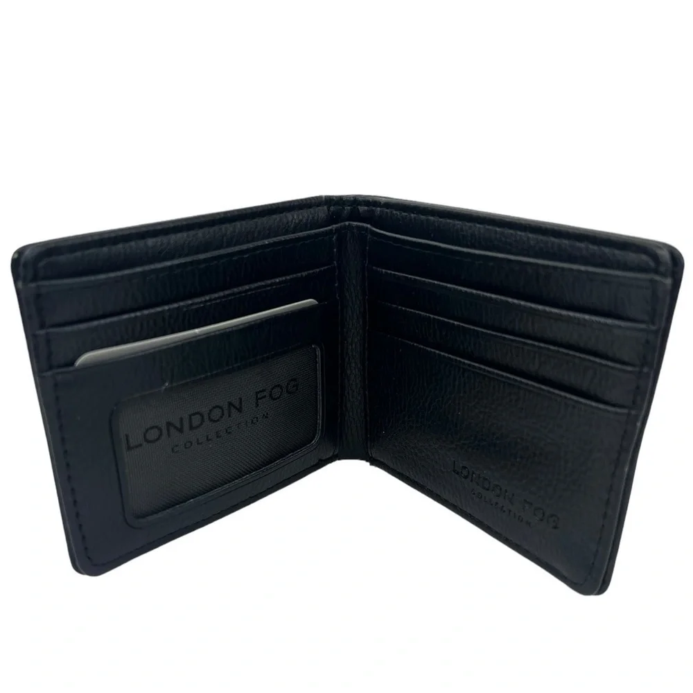 London Fog Collection Men’s Bifold Wallet With ID Window